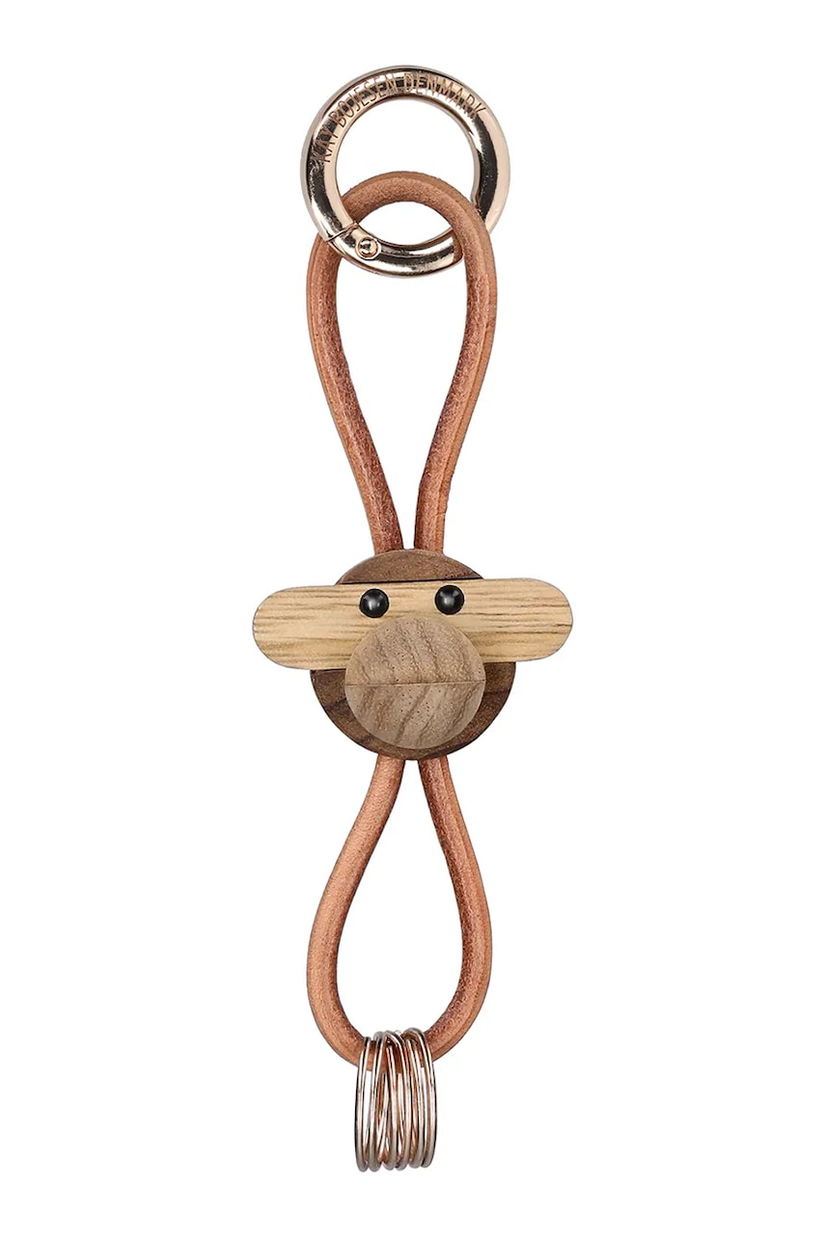 Kay Bojesen breloc Monkey Gold 5 cm