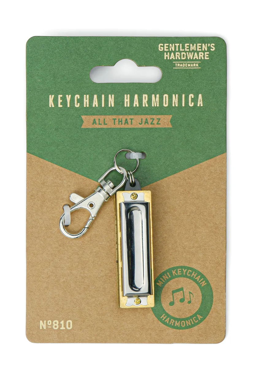 Gentlemen's Hardware breloc cu muzicuță Mini Harmonica