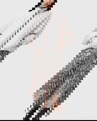 AllSaints fusta din matase CASSIE