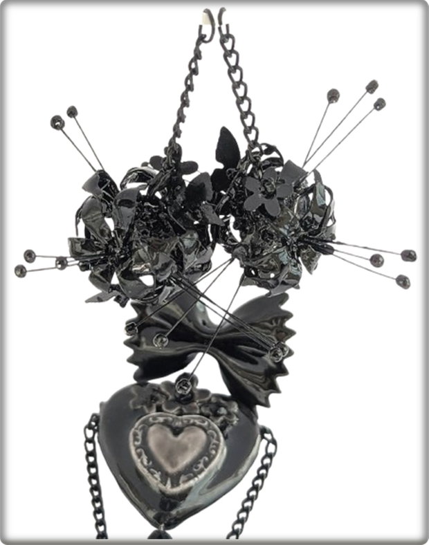CERCEI NOIR POP F A R F A L L E 3 in1, Bijuterii Unicat LIL.LU.BIJOUX