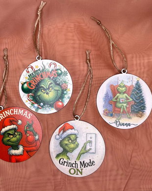 Set Globuri Craciun Grinch personalizate