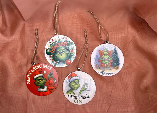Set Globuri Craciun Grinch personalizate