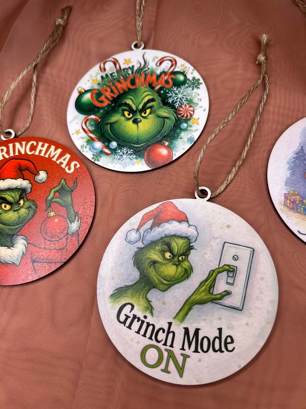 Set Globuri Craciun Grinch personalizate