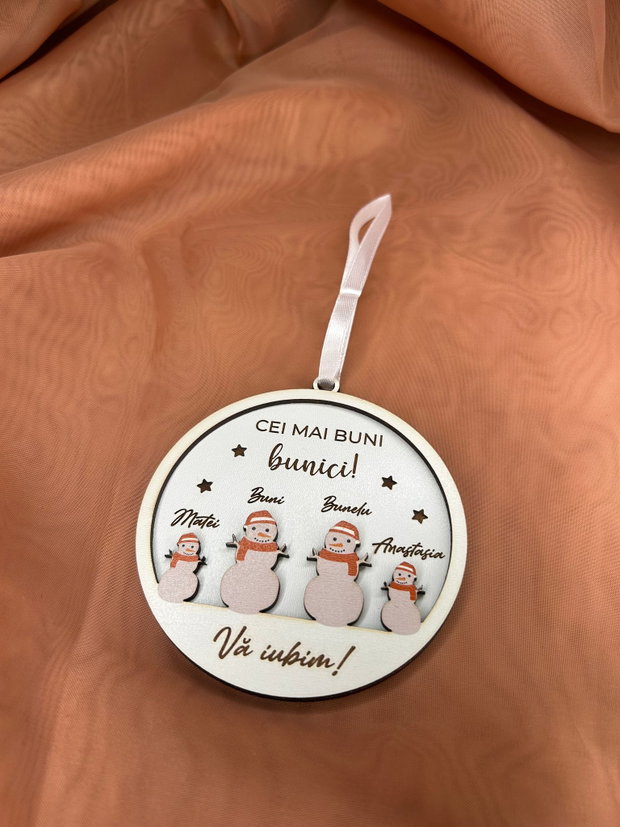 Glob Craciun Personalizat Cei Mai Buni Bunici