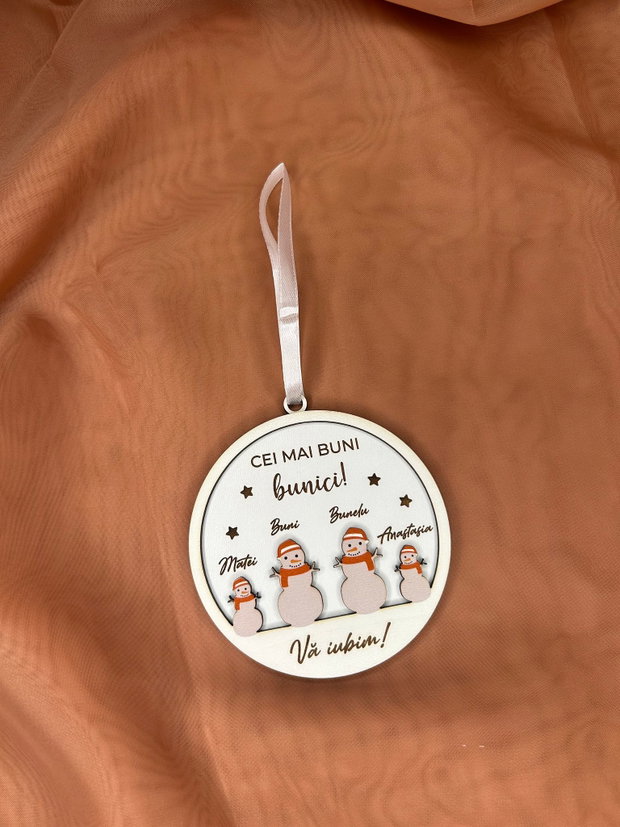 Glob Craciun Personalizat Cei Mai Buni Bunici