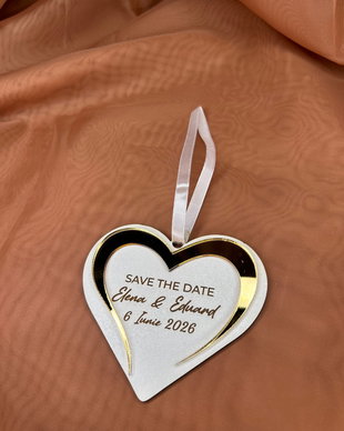 Glob Craciun personalizat Save the date