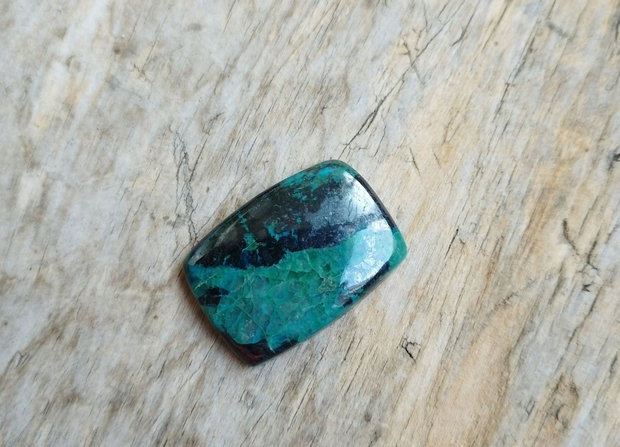 Cabochon crisocola, 30x22 mm