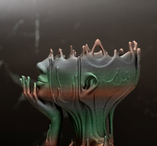 Vaza decorativa Melted Girl Rainbow Terra S14GRT