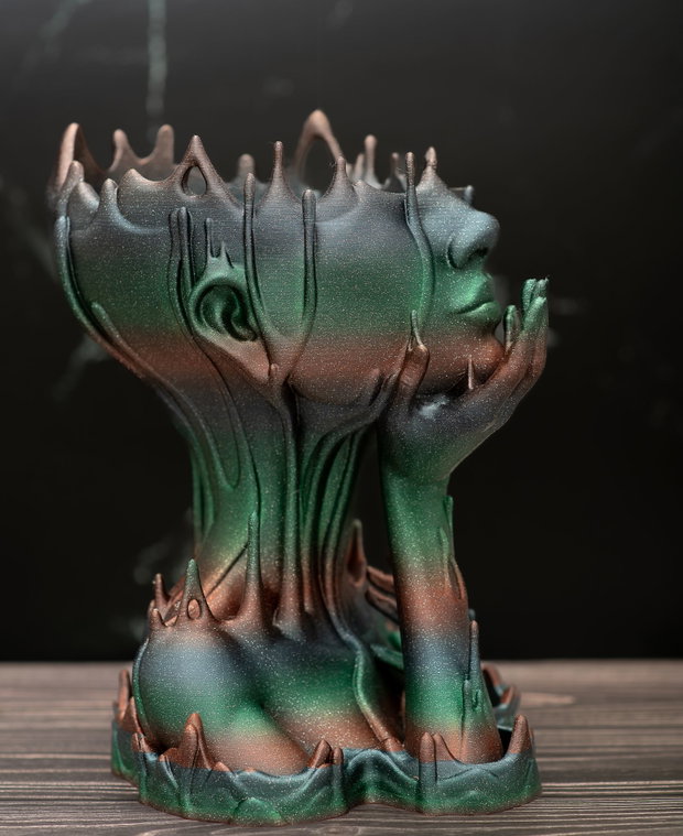 Vaza decorativa Melted Girl Rainbow Terra S14GRT