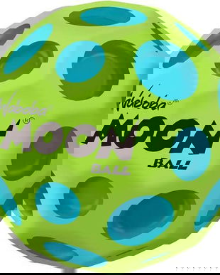 Minge hiperelastica: Waboba Moon Ball. Verde cu pete albastre