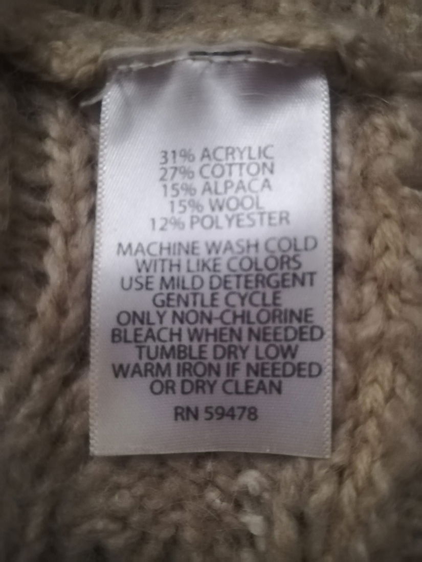 Pulover tricot lana , Kaisely , L