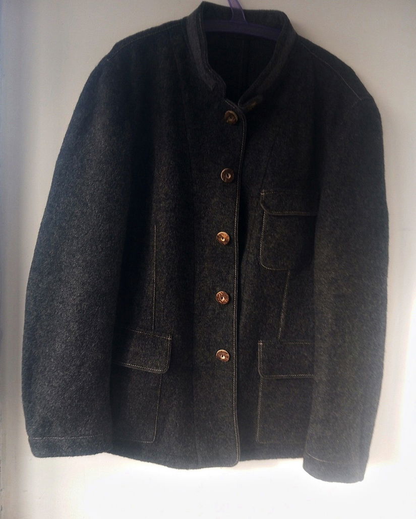 sacou barbati lana 100% , Grasegger , 52