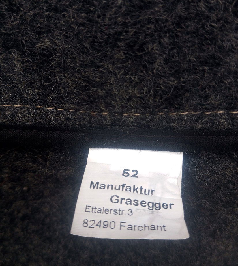 sacou barbati lana 100% , Grasegger , 52