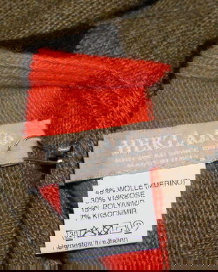 Fular nou Italia,  etichete atasate, combinatie lina , casmir ,