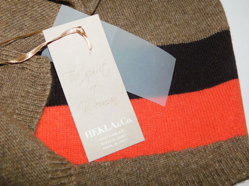 Fular nou Italia,  etichete atasate, combinatie lina , casmir ,