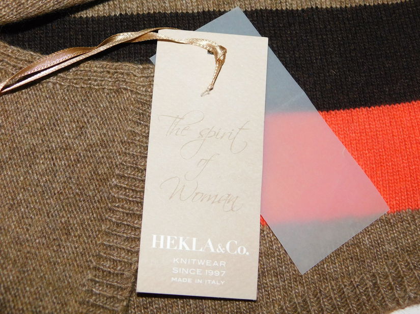 Fular nou Italia,  etichete atasate, combinatie lina , casmir ,