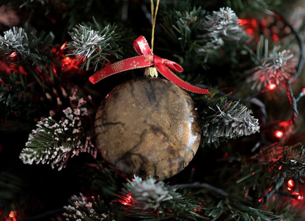 Glob medalion, Vintage Christmas