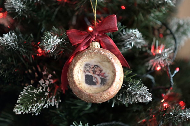 Glob concav : Vintage Christmas