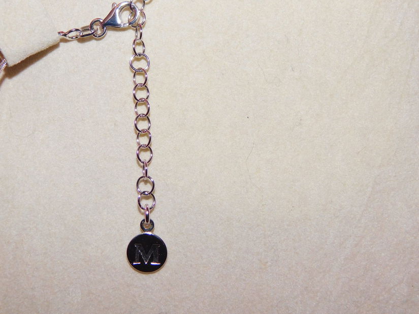 MAJORICA -Lant cu pandantiv argint 925 rodiat  si perla Majorica( Spania)