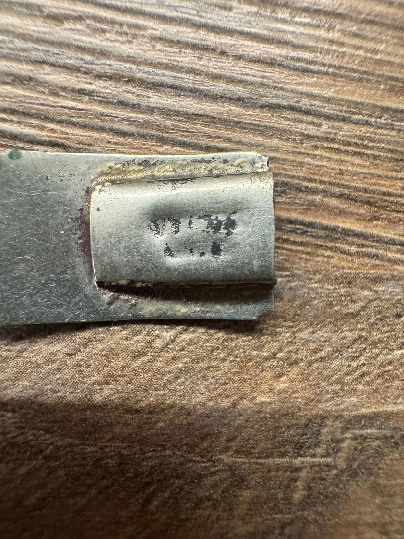 VINTAGE SIAM SILVER NIELLO BRATARA RARA ARGINT EMAIL GRAVURA MANUALA 1910/1920