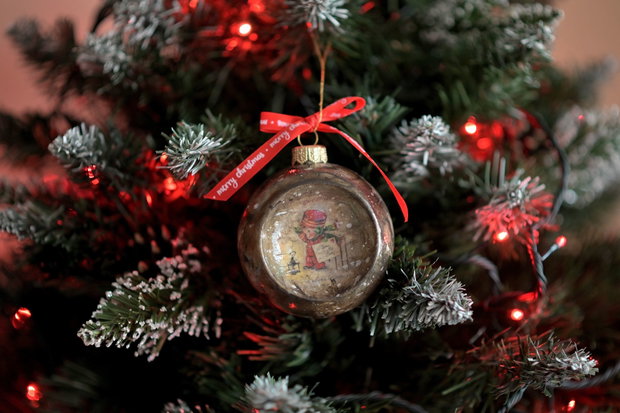 Glob concav : Vintage Christmas