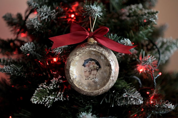 Glob concav : Vintage Christmas