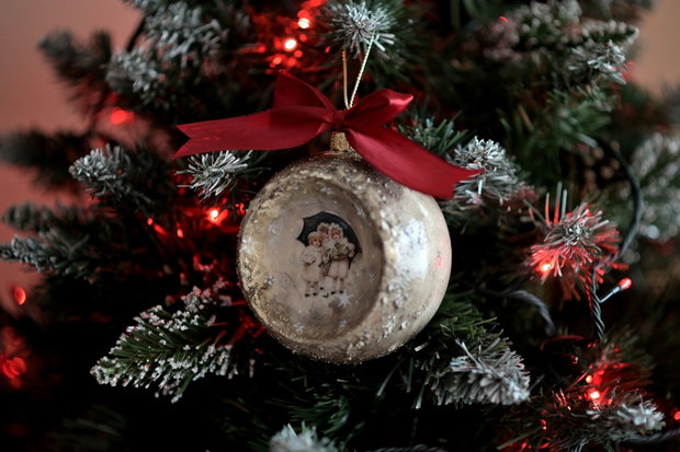 Glob concav : Vintage Christmas