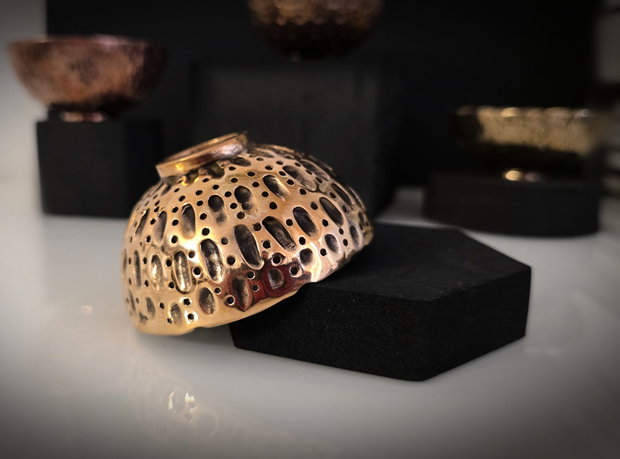 Bol decorativ din bronz '' Echoes of time''