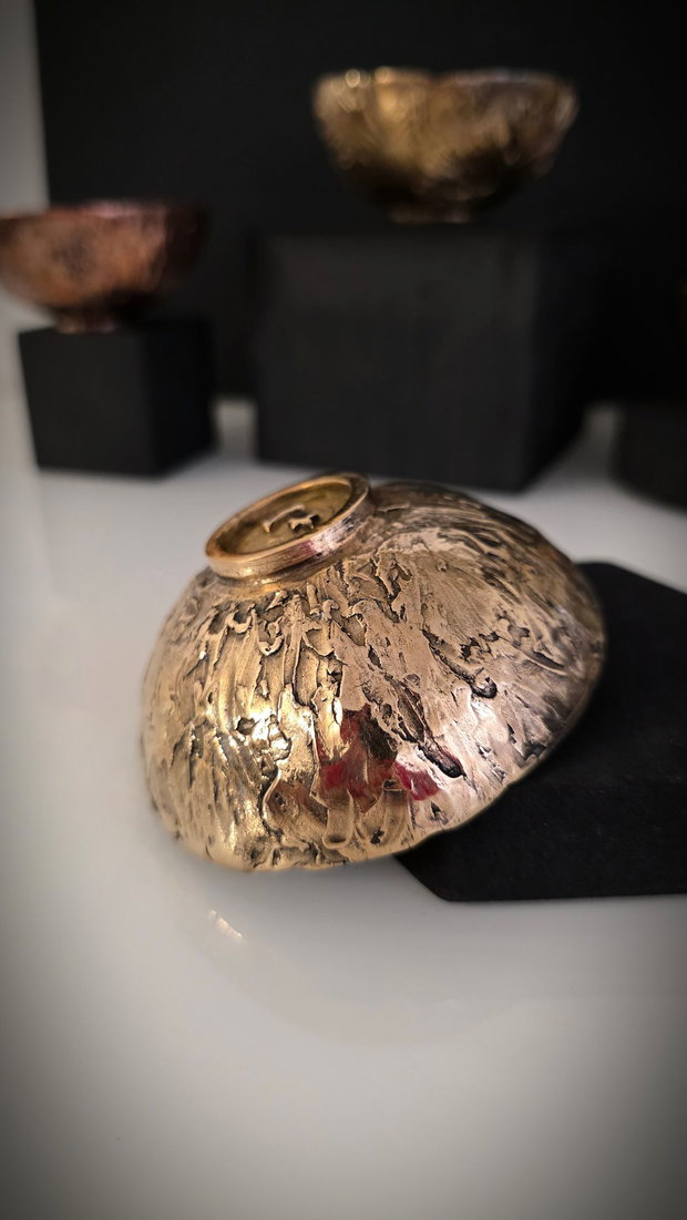 Bol decorativ din bronz ''Imprint''