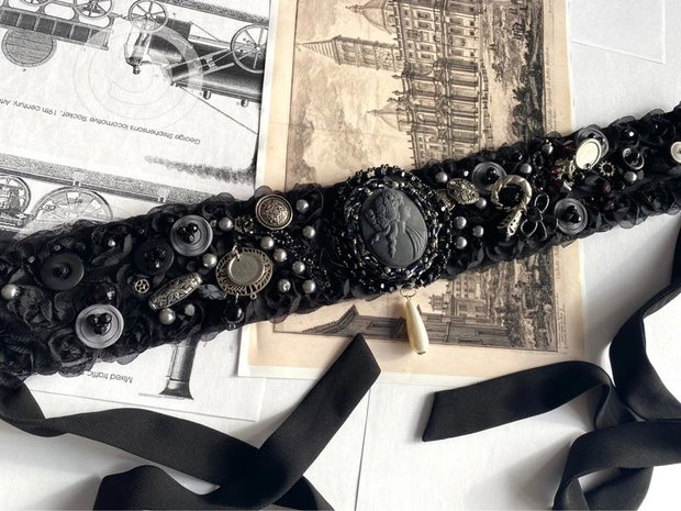 Brau deosebit pentru ocazii speciale・Brau modern・Accesorii fashion handmade・Brau festiv