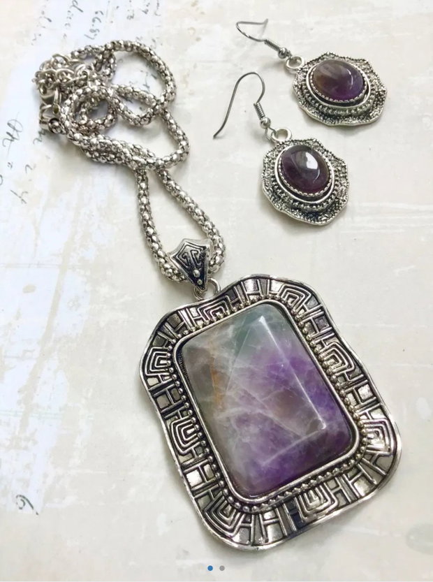 Set vintage ametist