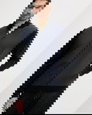 BOSS Green cardigan din amestec de lână KN_Momentum-X HY