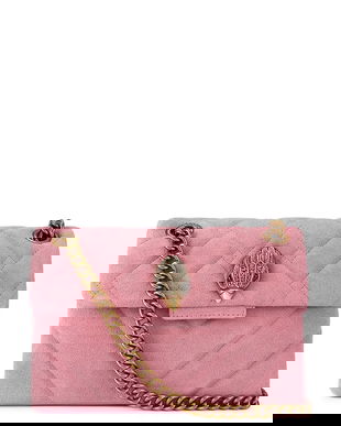 Kurt Geiger London geanta de mana din piele întoarsă Kensington