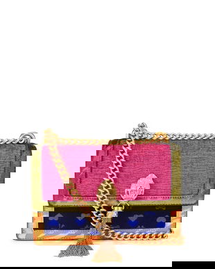 Kurt Geiger London geantă de mână din catifea Shoreditch