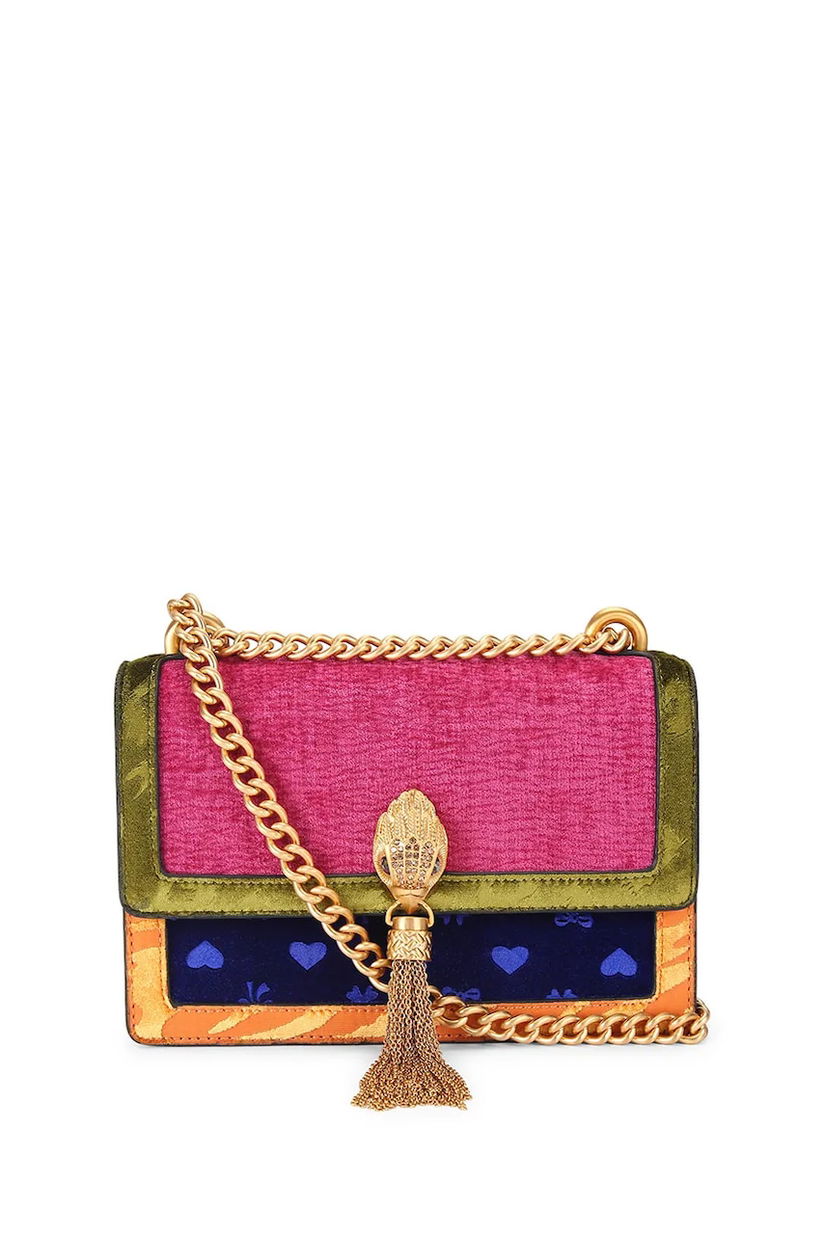 Kurt Geiger London geantă de mână din catifea Shoreditch