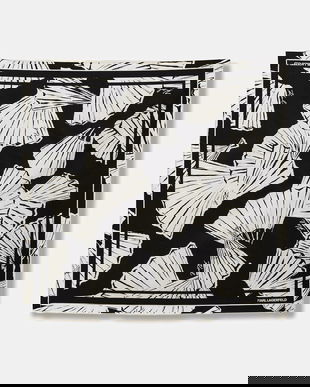 Karl Lagerfeld eșarfă de mătase K/SIGNATURE