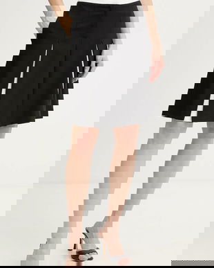 Karl Lagerfeld fustă cu lână