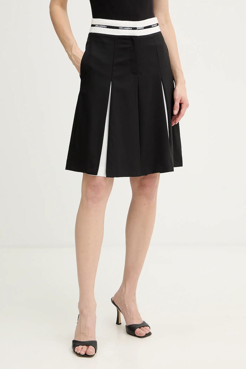 Karl Lagerfeld fustă cu lână