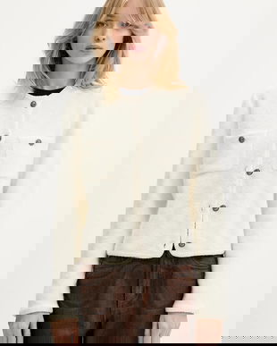 Gestuz cardigan din amestec de lână