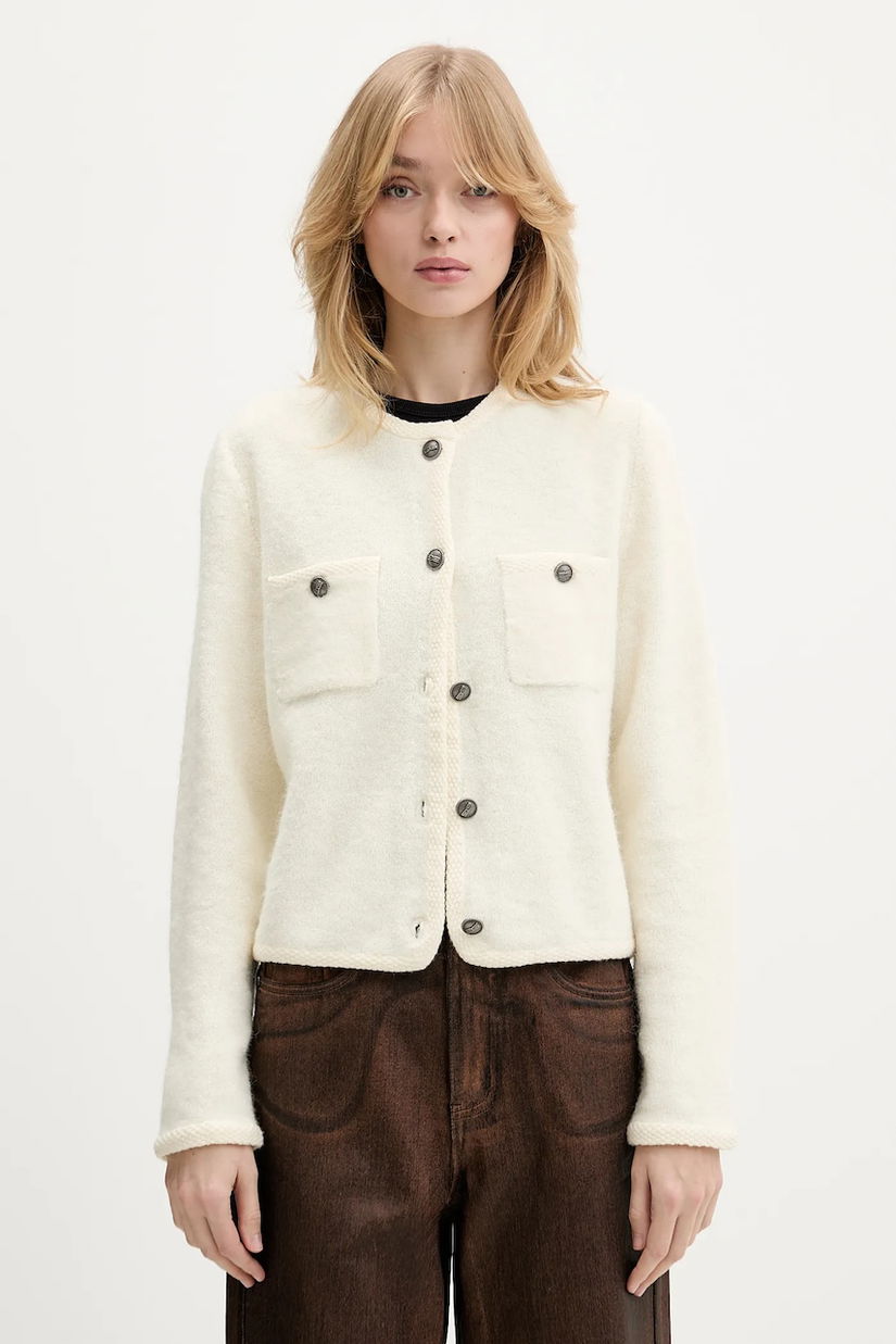 Gestuz cardigan din amestec de lână