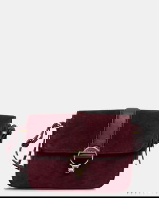 Barbour geantă de mână din piele întoarsă Rosa