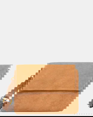 Gianni Chiarini geantă de mână din piele întoarsă THREE