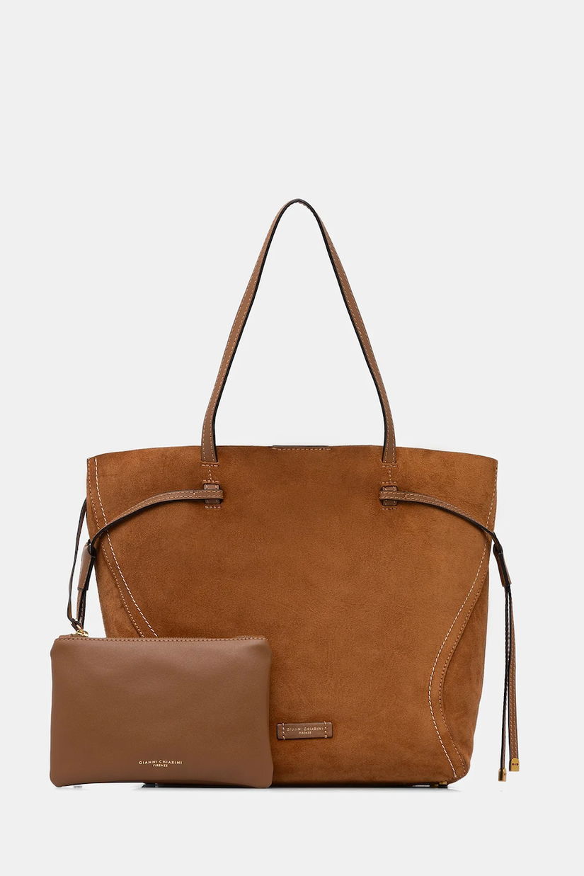 Gianni Chiarini geantă de mână din piele întoarsă VIOLETTE