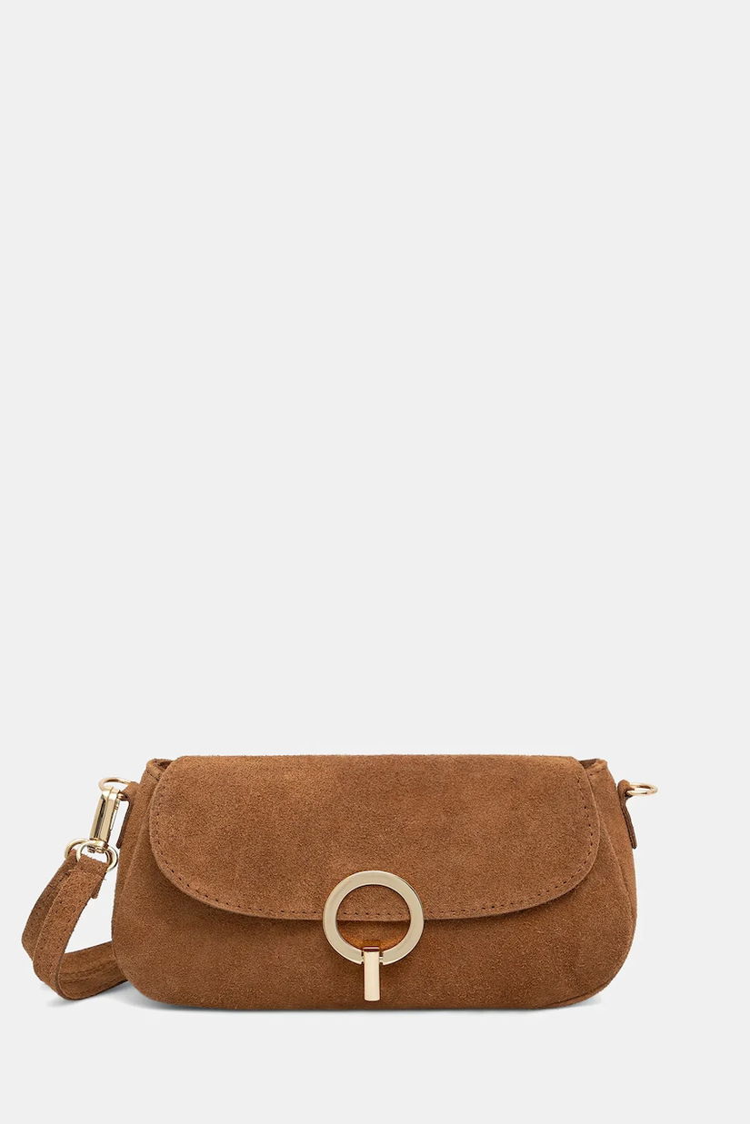 Answear.LAB geanta de mana din piele intoarsa