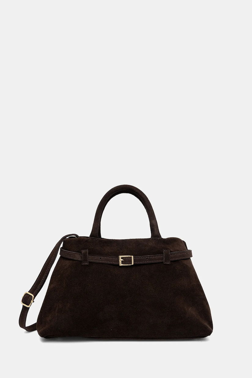 Answear.LAB geanta de mana din piele intoarsa