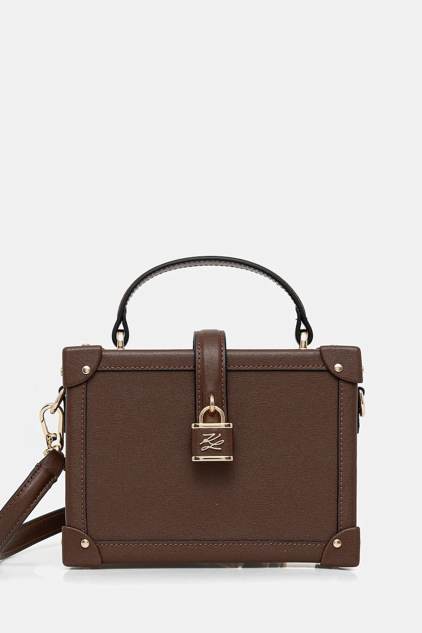 Karl Lagerfeld poșetă de piele K/AUTOGRAPH