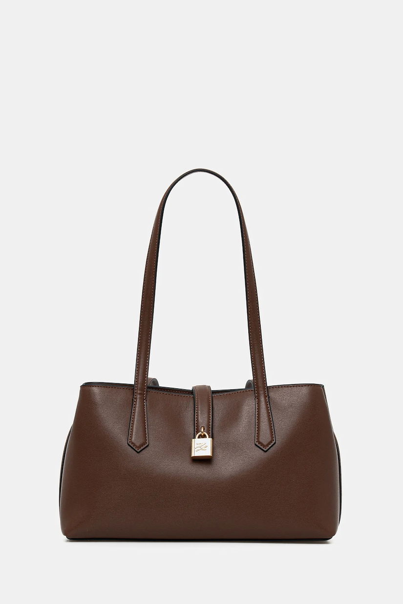 Karl Lagerfeld poșetă de piele K/AUTOGRAPH