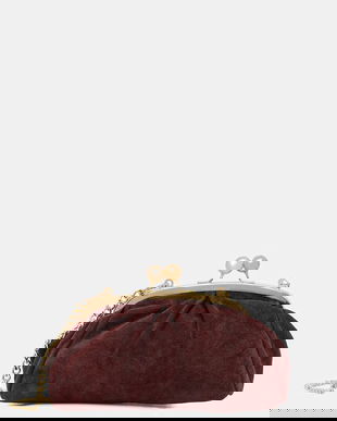 Answear.LAB geantă de mână din piele întoarsă