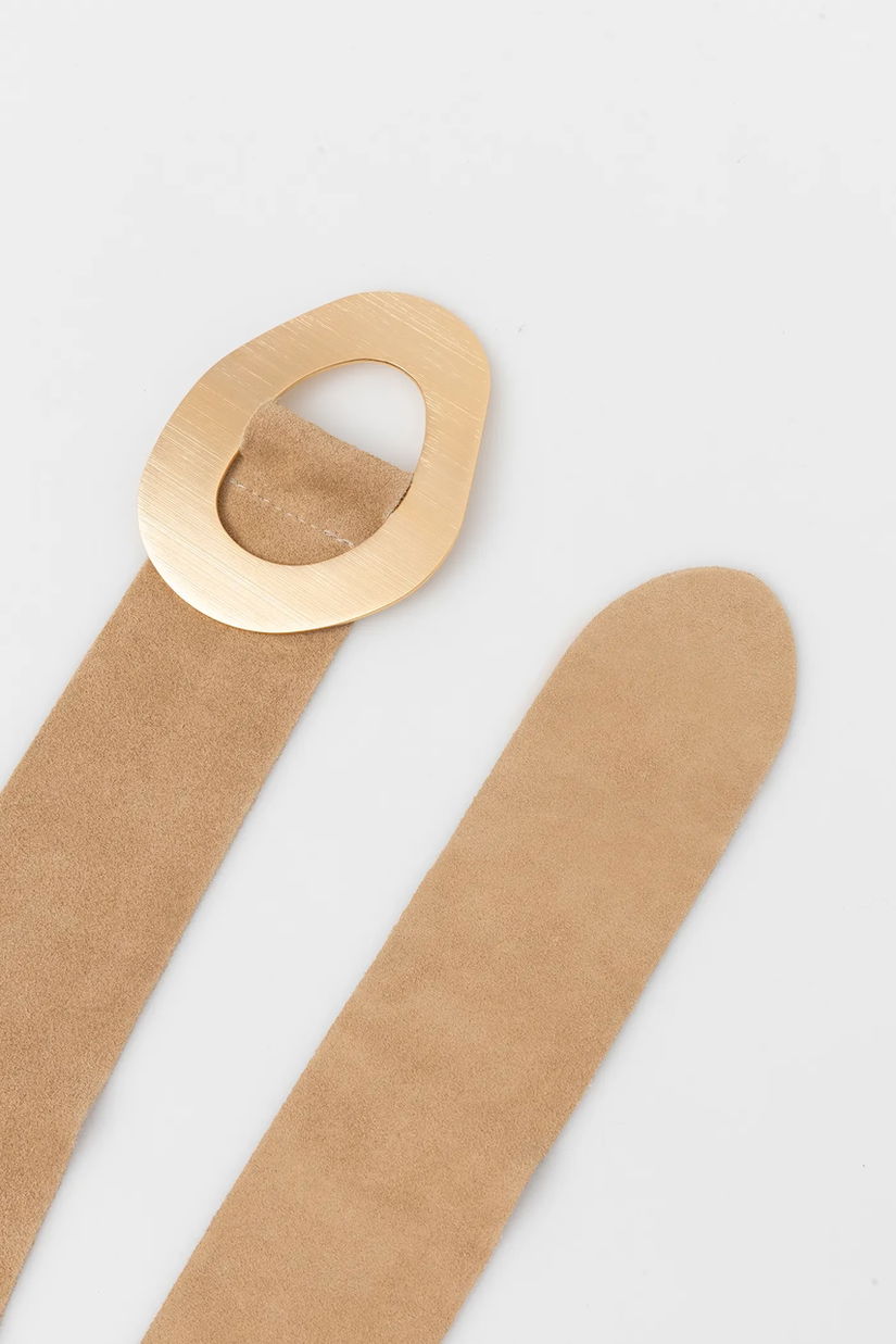 Answear Lab curea din piele intoarsa