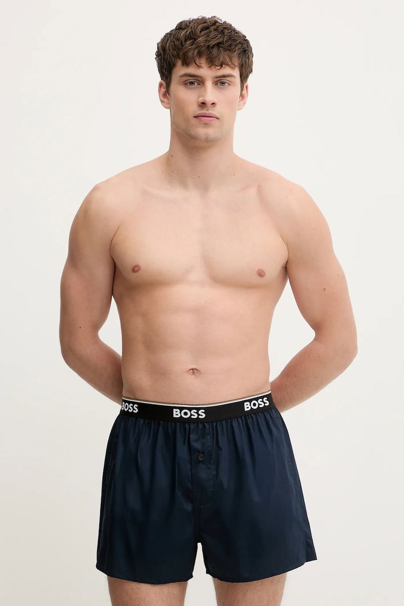 BOSS boxeri de bumbac 2P Boxer Shorts EW 2-pack